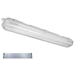 Corp iluminat BELLA cu tuburi led (1200mm) 2X18W 4000K 4300K IP65 + Kit de emergenta Elmark 9BM218LEDE, ELMARK Corp iluminat BELLA cu tuburi led (1200mm) 2X18W 4000K 4300K IP65 + Kit de emergenta Elmark 9BM218LEDE, ELMARK