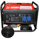 Generator curent Rotakt ROGE8500D (Automatizare - ATS) putere 8,5kW 230V benzina pornire electrica AVR roti transport, ROTAKT