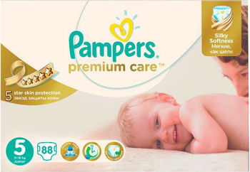 Scutece Pampers Premium Care 5 Mega Box 88 buc