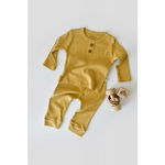 Set bluzita cu maneca lunga si pantaloni lungi din bumbac organic si modal - Sofran BabyCosy (Marime: 9-12 luni), BabyCosy