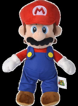 Jucarie de plus Super Mario - Mario, 30 cm, Simba
