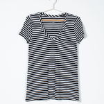 Tricou din bumbac cu dungi N200502020, FARA BRAND