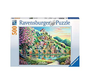 Puzzle Ravensburger Parcul Blossom, 500 piese