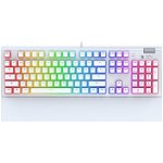 Tastatura gaming mecanica SPC GK650K Omnis Kailh Brown RGB Pudding Edition Onyx White
