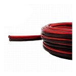 Cablu pentru difuzor Carguard, 2 x 1 mm2, 20 m, Rosu/Negru