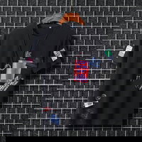 Tricou cu imprimeu pentru barbati, model cool cu decolteu rotund ?i maneca scurta, pentru timpul liber, Neer