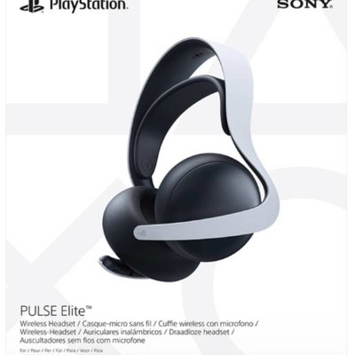 Casti Gaming Sony PlayStation 5 (PS5) Pulse Elite, 3D Audio, Bluetooth, 3.5mm (Alb/Negru), Sony