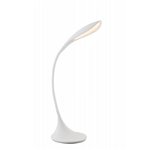 Lampa de birou alb, acrilic, brat flexibil , Touch Dimmer, 400lm, lumina calda (3000K), 58242, Globo, Globo Lighting