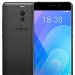 Smartphone Meizu M6 Note, Ecran Full HD, Snapdragon 625 2GHz, Octa Core, 32GB, 3GB RAM, Dual SIM, 4G, Tri-Camera: 16 mpx + 12 mpx + 5 mpx, baterie 4000 mAh, Fast Charge, Senzor amprenta, Black