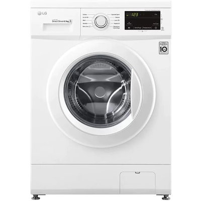 Masina de spalat rufe cu uscator LG F2DR508S1W, 8 kg Spalare, 5 kg Uscare, 1200 rpm, Motor Direct Drive, Clasa B, TurboWash, Alb