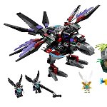 Set 412 piese, LEGO, Model Chima Razar's Raven, Multicolor