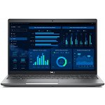 Dell Laptop Dell Precision 3581, Intel Core i7-13800H, 15.6 inch FHD, 32GB RAM, 1TB SSD, nVidia RTX A1000 6GB, Windows 11 Pro, Gri, Dell