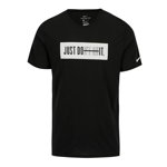 Tricou negru barbatesc cu logo Nike