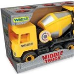 Middle Truck Concrete mixer yellow 38 cm, Wader
