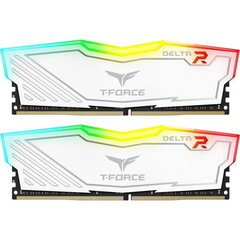 Memorie RAM Team Group T-Force Delta Dual Kit 16GB 3200MHz alb