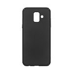 Carcasa Samsung Galaxy A6 (2018) Just Must Uvo Black (material fin la atingere, slim fit)