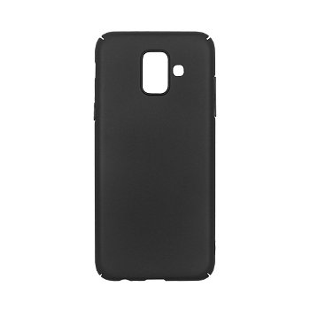 Carcasa Samsung Galaxy A6 (2018) Just Must Uvo Black (material fin la atingere, slim fit)