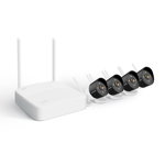 Kit supraveghere video TENDA K4W-3TC, 4 camere, 1080P, Wi-Fi, 4 canale, alb