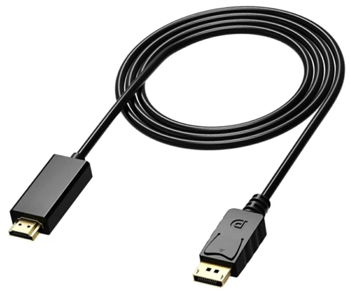 Cablu Adaptor DisplayPort la HDMI pentru Laptop/PC,Lungime 1,8 m, 