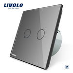 Intrerupator touch dublu reset (cu revenire) Livolo, Livolo