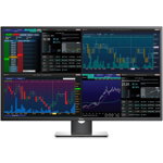 Dell Professional P4317Q 43-Inch Multi Client monitor (3840x2160 60Hz via DP only) 210-AIDZ IPS LED LightBar, Black