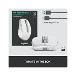 Mouse wireless Logitech MX Anywhere 3 2.4GHz Bluetooth Scroll MagSpeed Multidevice Type-C grey, Logitech