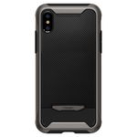 Husa iPhone XS Max Spigen Hybrid NX Gunmetal