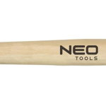 Ciocan de cauciuc, Neo Tools, Lemn, 340 g, 50 mm, Bej/Negru