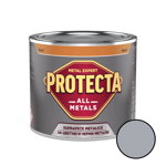 Vopsea alchidica/ email Protecta All Metals, platina, interior/exterior, 0.5L, Protecta