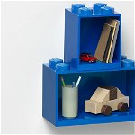 Set 2 rafturi caramida lego albastru, Lego
