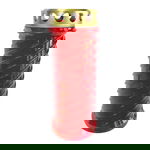 Set 3 x Candela din Plastic Spirala Rosu, 70 Ore