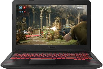 Notebook / Laptop ASUS Gaming 15.6'' TUF FX504GD, FHD, Procesor Intel® Core™ i5-8300H (8M Cache, up to 4.00 GHz), 8GB DDR4, 256GB SSD, GeForce GTX 1050 4GB, FreeDos, Black