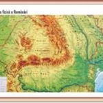 Harta fizică a României - mini - plastifiat cu șipci - Paperback - *** - Cartographia Studium, 