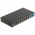 Switch PoE 8 x gigabit +2 uplink BCS-B-SP08G02G BCS Basic, BCS BASIC