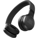 Casti audio on-ear JBL Live 460NC, Noise Cancelling, Bluetooth, Asistent Vocal, Negru