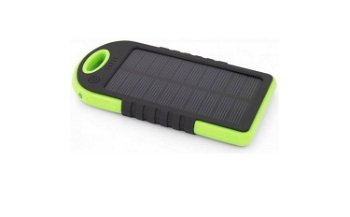 Baterie externa solara 5000 mAh, shockproof, conector USB, Online Smart Buy