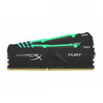 Memorii Kingston HyperX Fury RGB 32GB(2x16GB), DDR4-3600Mhz, CL18, Dual Channel