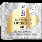 Lirene Diamond Lifting 3D - Crema anti-rid cu efect de fermitate 50+ pentru zi si noapte, 50ml, Lirene