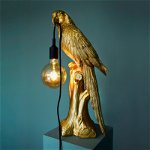 Lampă de masă, Papagal auriu, Timmy, 27.5 x 18 x 61 cm , WernerVoss