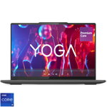 Ultrabook Lenovo 14.5'' Yoga Pro 9 14IRP8, 3K Mini LED 165Hz Touch, Procesor Intel® Core™ i9-13905H (24M Cache, up to 5.40 GHz), 32GB DDR5X, 1TB SSD, GeForce RTX 4060 8GB, Win 11 Pro, Storm Grey, 3Yr Onsite Premium Care, Lenovo