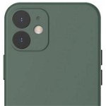 Protectie spate Baseus Liquid Silica Gel Protective WIAPIPH54N-YT6A pentru iPhone 12 Mini (Verde)