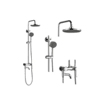 Coloana de dus cu baterie Rea Loft Crom, Rea
