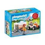 Playmobil - Medic cu ATV si remorca
