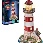 Puzzle 3D 72 piese - Led Far, CubicFun