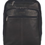 Accesorii Barbati Kenneth Cole Reaction Colombian Leather Single Compartment 150 Computer Travel Backpack BLACK