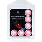 Secret play Brazilian 6 Balls Set Triple Effect ulei de masaj 24 g, Secret play