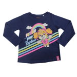 Bluza bumbac, cu imprimeu, Rainbow, bleumarin, Disney