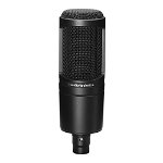 Pachet Audio-Technica AT2020 Microfon de studio cu filtru POP si suport anti-soc, Audio-Technica
