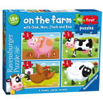 Puzzle Ravensburger On The Farm My First 2/3/4/5pc 