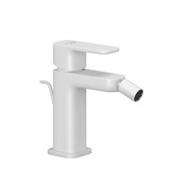 Baterie bideu Kludi, Renon, cu ventil cu tijă, alb mat, Kludi